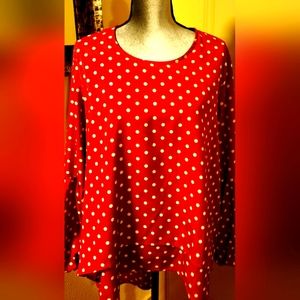 Ladies Polka Dot Blouse